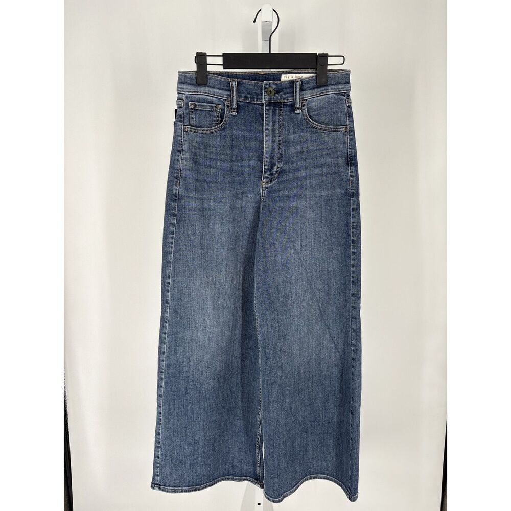 rag & bone Wide Leg Serena Cropped Denim - Picture 3 of 8